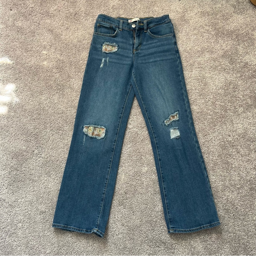 Girl’s wide leg levis